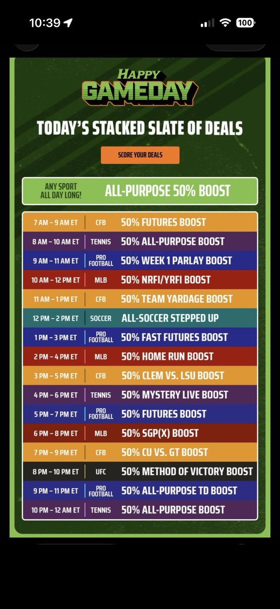DugSlates's tweet photo. Draftkings with a million boosts today. Stay tuned for plays https://t.co/6iQlpEEzWb