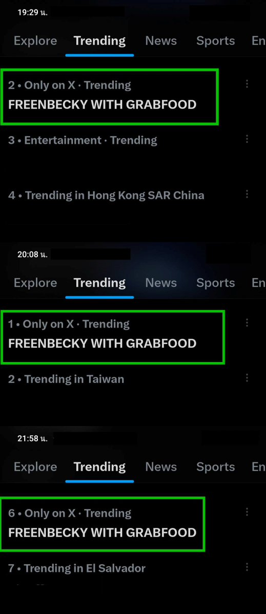 TrendForFB's tweet photo. FREENBECKY WITH GRABFOOD

ติดเทรนด์ 27 แห่งทั่วโลก 👮👸🛵

🇹🇭🇲🇾🇸🇬🇨🇱🇻🇳🇦🇪🇵🇪🇵🇭🇧🇷🇮🇩🇲🇽🇩🇴🇨🇴🇺🇸🇵🇷🇸🇪🇦🇷🇵🇰🇦🇺🇮🇳🇮🇹🇨🇦🇵🇱🇫🇷🇭🇰🇹🇼🇸🇻

@GrabTH
@AngelssBecky @srchafreen

#GrabFoodถูกกว่าชัวร์xฟรีนเบคกี้
#ฟรีนเบค #FreenBecky
#srchafreen #beckysangels https://t.co/bFotgGQM22