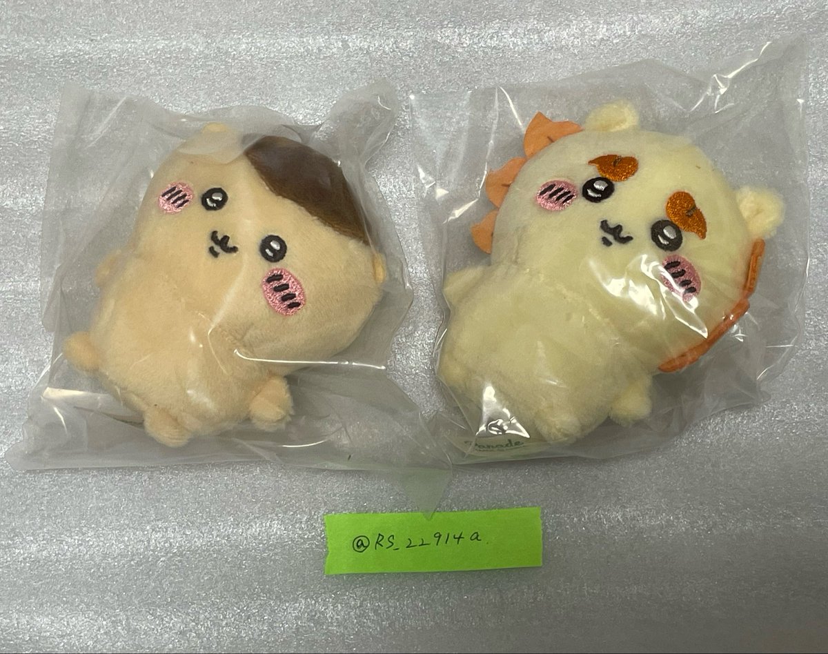 RS_22914a's tweet photo. 【交換】ちいかわ おすわりぬいぐるみ1 巾着ポーチ

譲)
おすわりぬい:くりまんじゅう、シーサー
巾着:島二郎

求)
おすわりぬい:ちいかわ

都内手渡し希望 https://t.co/q9KZj5jF7Z