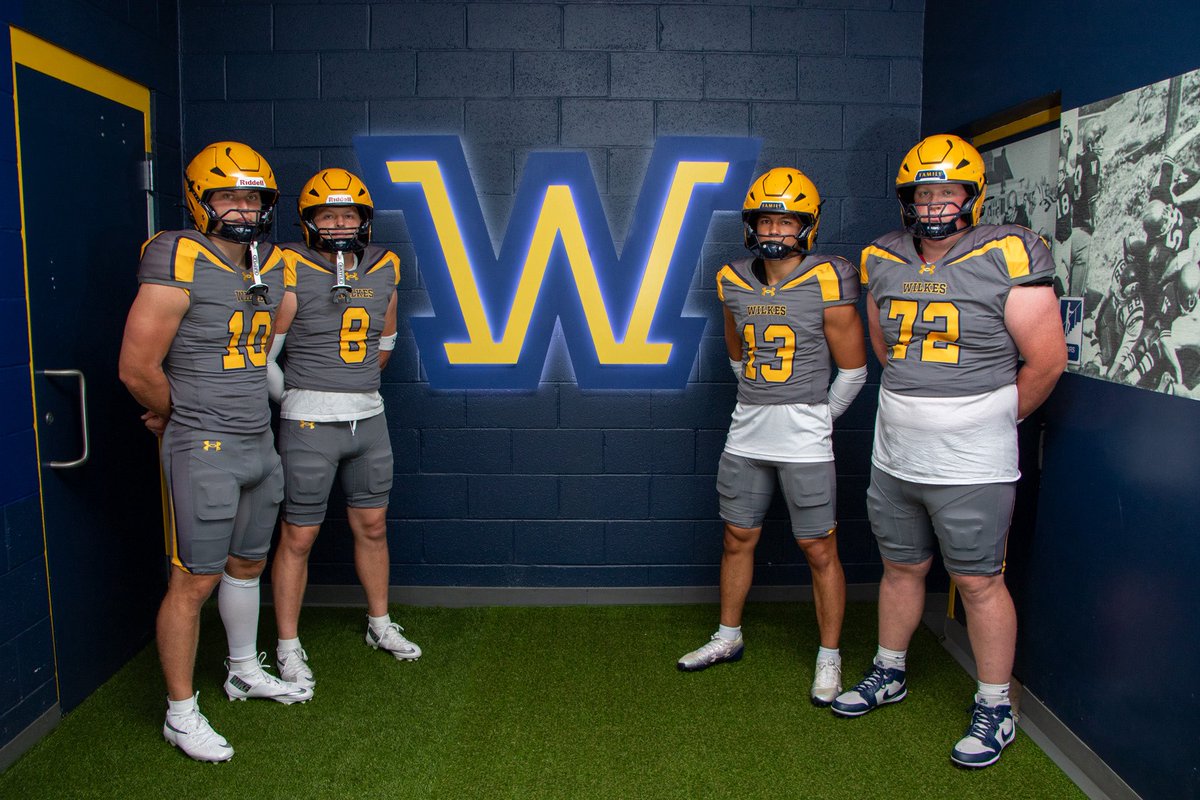 WilkesFootball's tweet photo. 🚨 The Wait is Over 🚨

The new look has ARRIVED!!!

First look at our new Grey Alternate Uniforms 

#TheWilkesWay https://t.co/1x9AP93GjU