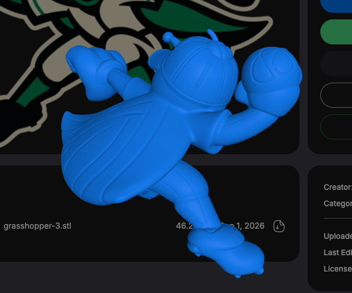Polar3D's tweet photo. Did you know you can use the Polar Cloud to turn images into 3D printable files? The example below was used for a kids baseball team. It took 30 seconds to complete. https://t.co/OO2f9TSuFW
