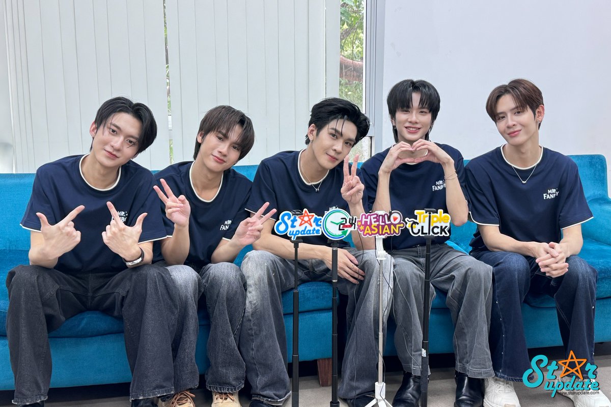 webstarupdate's tweet photo. [CLIP] “เจมส์-อู่อู๋-เซฟ-ริวจิน-แพทจิ” แท็กทีมเม้าท์ความสนุก MR.FANBOY และเฉลยไอดอลในใจ >> 
https://t.co/IR3gy5w5O7

MR FANBOY PRESS TOUR
#เดินสายไปกับแฟนบอย 
#JamesSu
#AuauSave #อู่อู๋เซฟ
#ryujinpatji #ริวจินแพทจิ
#รักสุดใจนายแฟนบอยSeries https://t.co/LM6euLRkwz