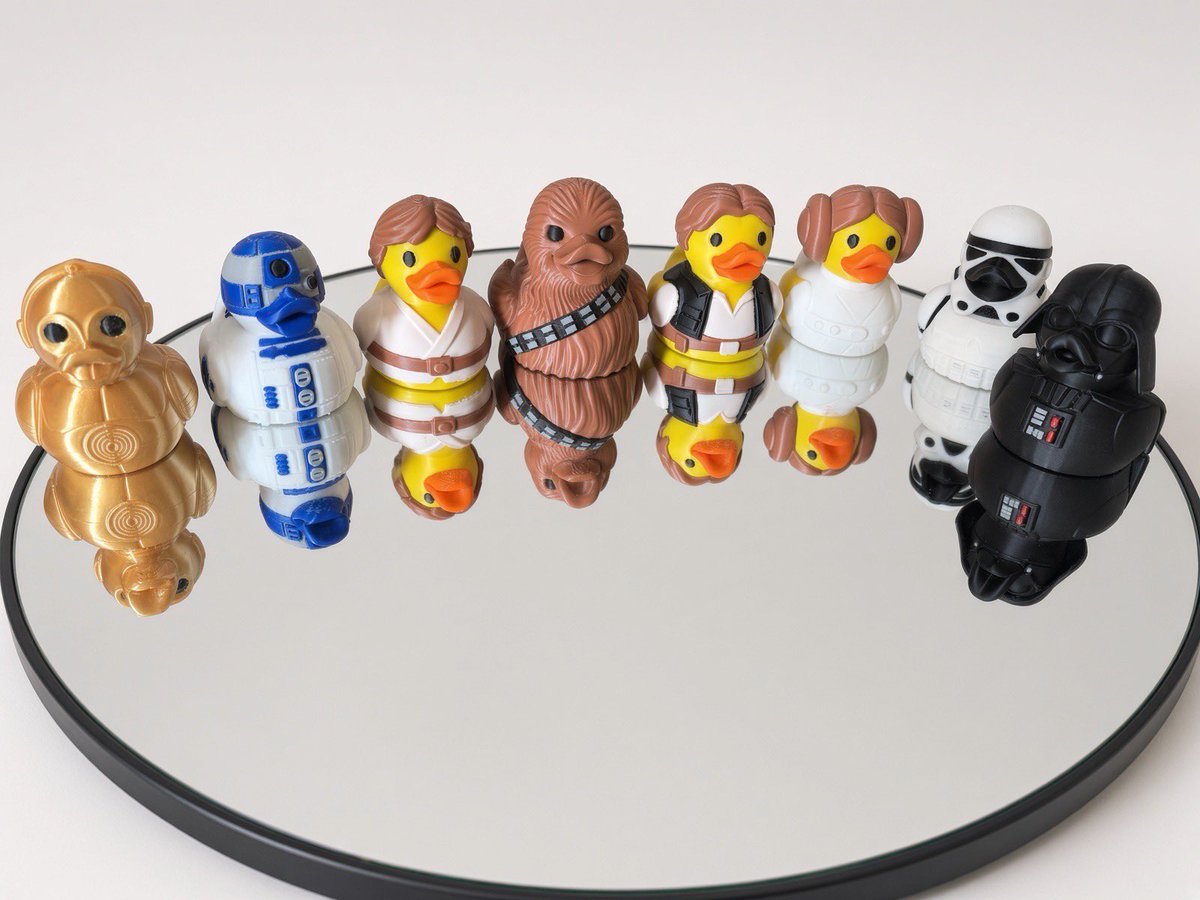 DavidsD3Designs's tweet photo. “The Force is strong with this one.”

   New Drop! Star Wars Ducks 
   $5 each or $38 for the entire set 🔥

- Link in Bio - https://t.co/RtkpZBpBbQ