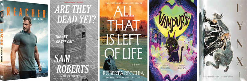 LangleyLibrary's tweet photo. This week the Langley-Adams Library has eleven new books and one new movie.  New items include Reacher. https://t.co/0zlXj57WHG https://t.co/EWjrDR2mbd