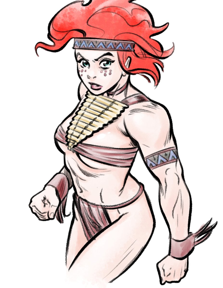 McComicker's tweet photo. It's been awhile so I drew a Firehair today. #goldenage https://t.co/Z2EuCTWRQb