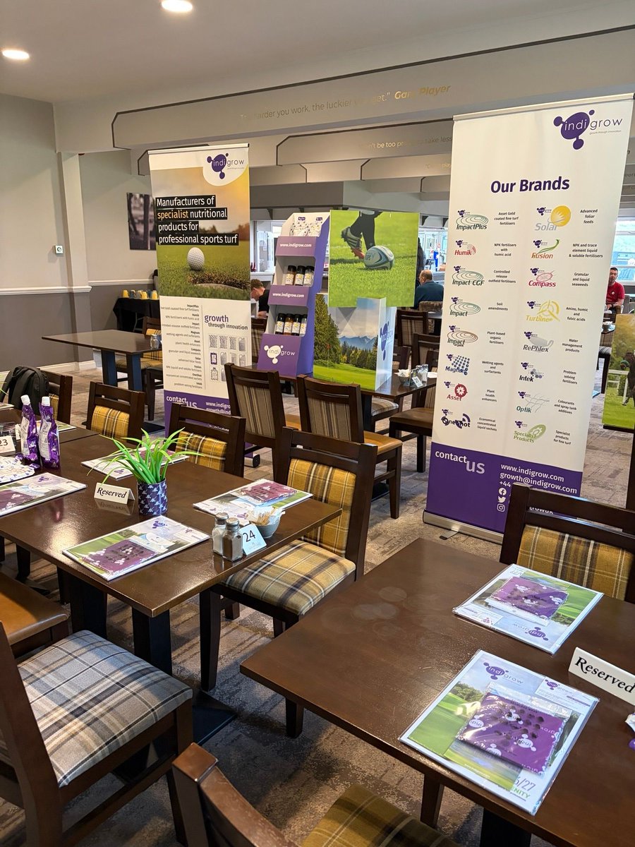 indigrowuk's tweet photo. Thanks to High Gosforth Park Golf Club for hosting our event today with PlantexUK as we discussed Indigrow products and irrigation #growththroughinnovation https://t.co/wFrYegjPWQ