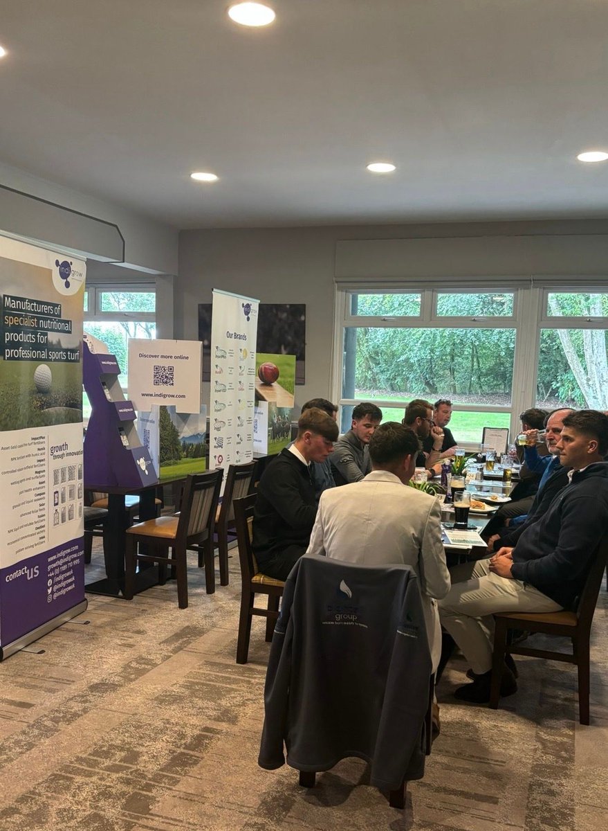indigrowuk's tweet photo. Thanks to High Gosforth Park Golf Club for hosting our event today with PlantexUK as we discussed Indigrow products and irrigation #growththroughinnovation https://t.co/wFrYegjPWQ