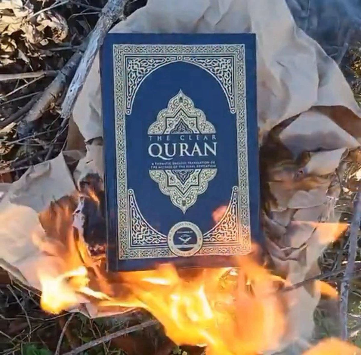 TheDemSlayer's tweet photo. It’s Wednesday, September 2, 2026.  And here’s your reminder to always start your day with the burning of Satan’s book, the Quran. https://t.co/14mqEKkDIf