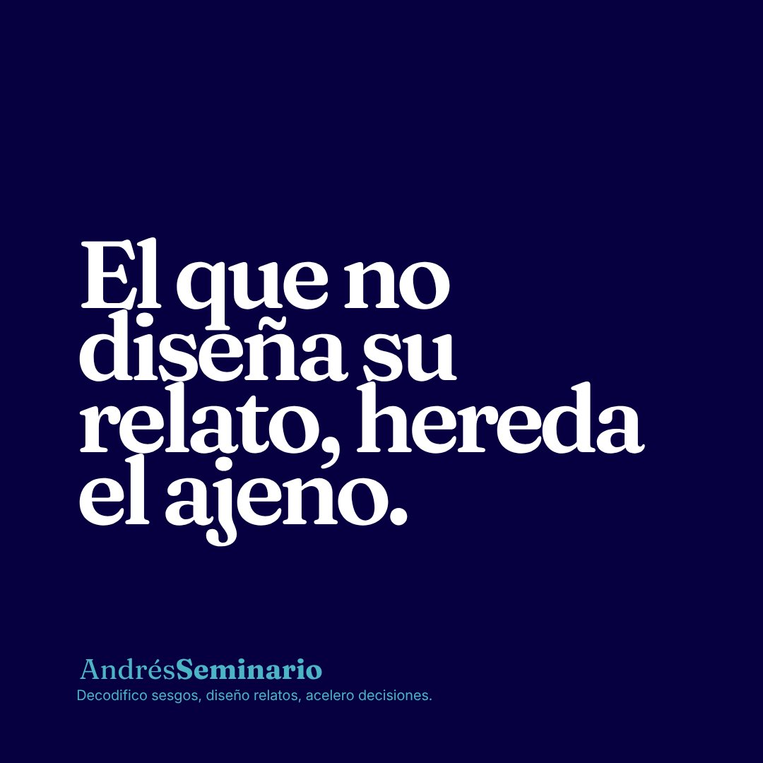AndresSeminario's tweet photo. ¿Tienes control de tu propia narrativa? ¿O alguien más la controla? https://t.co/EjBMyqP8S9