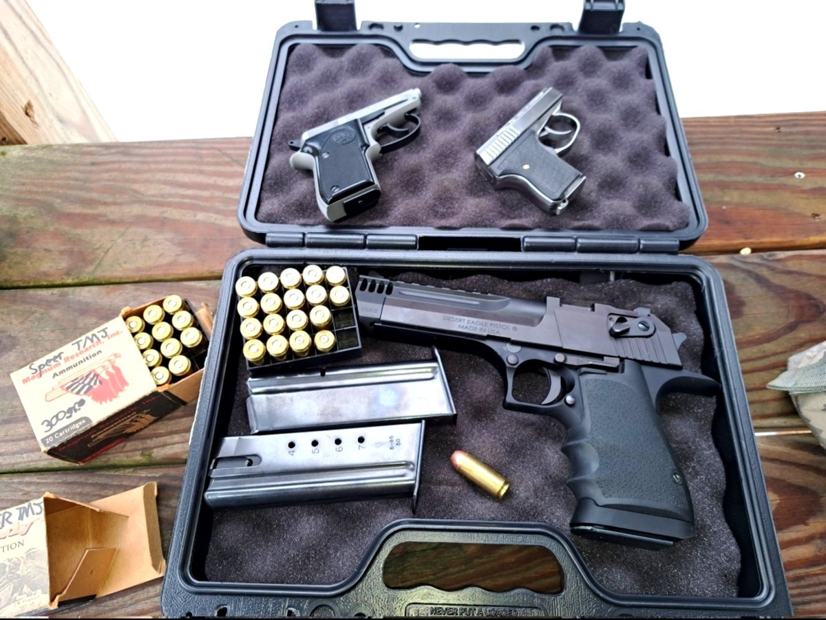 AJ476239's tweet photo. #DesertEagle #l5 #IWI #50AE #Beretta #Bobcat #22lr #Seecamp #LWS #380acp #reloads #shooting #range #outdoors #bench #pistols #guns #firearms #2a https://t.co/HQQPmYtd6S