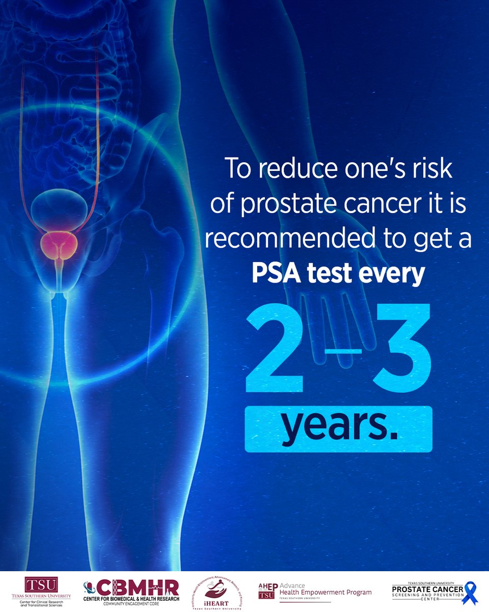 CECTxSouthernU's tweet photo. Taking care of your prostate health isn't about one single decision. Healthy habits, understanding your risk factors, and maintaining regular conversations with your healthcare provider are actions you can incorporate throughout your life. https://t.co/1L15PzKIXA