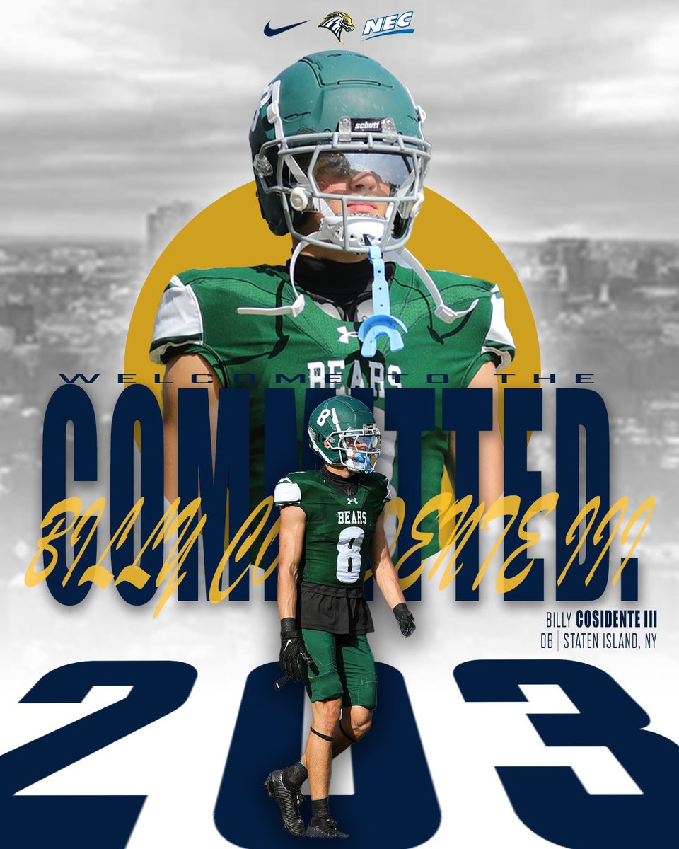 billycosidente's tweet photo. F.A.S.T. 🏠 #AGTG✝️ 

I want to thank my teammates, family, and coaches for supporting me through this journey. New Haven, I’M HOME⚡️⚡️

@UNewHavenFB @CoachNickRemo @Coach_Pow @CoachTMims @CoachJZamot @JoeMento @tscary @BerkFootball @Coach_Espo @DBCoachE @VAPORTRAIL2471 https://t.co/orNqhVCF3D