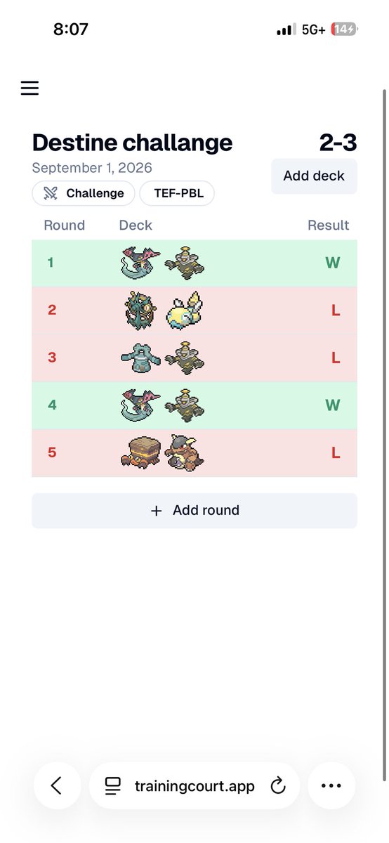 Still_JerryBosh's tweet photo. 2026-2027 Pokemon season 

Will be posting regardless of standings to understand and monitor improvements over time 

Played at @DestineFantasy ‘s Challenge . Played against the variants. Beat the Pult MU with Cery’s Zam list from Worlds 

+0 CP. https://t.co/HeAYopa2dm