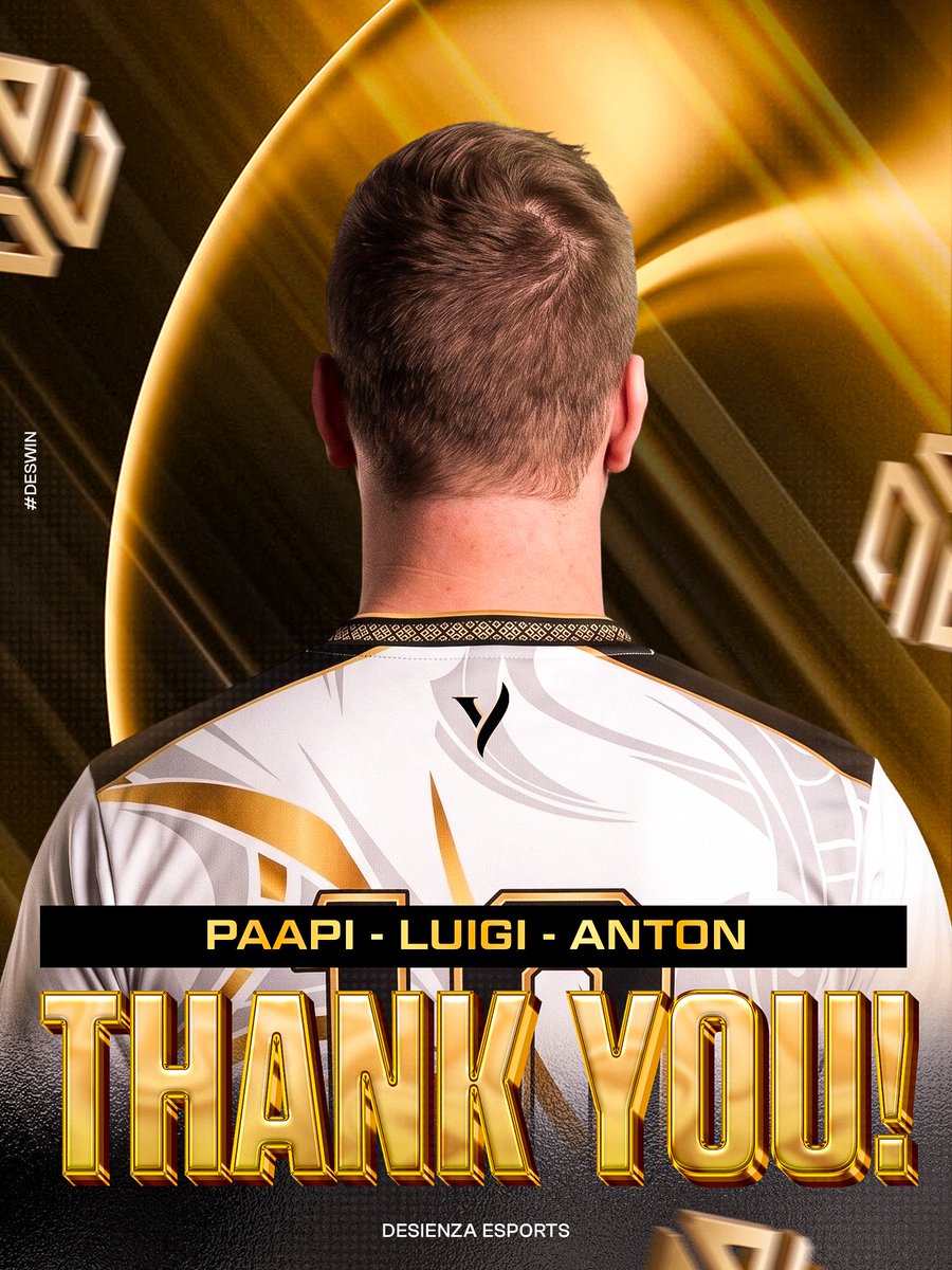 Desienza's tweet photo. Today we officially part ways with our roster 😔
Thank you for this incredible journey!
#DESWIN https://t.co/hIqw7OIASq