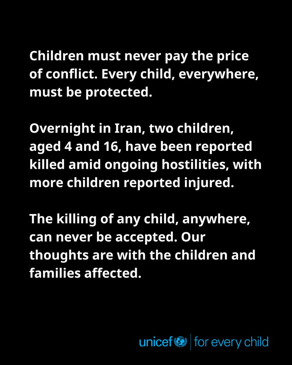UNICEFmena's tweet photo. Children must never pay the price of conflict. Every child, everywhere, must be protected. https://t.co/QZ6HPzUgiU
