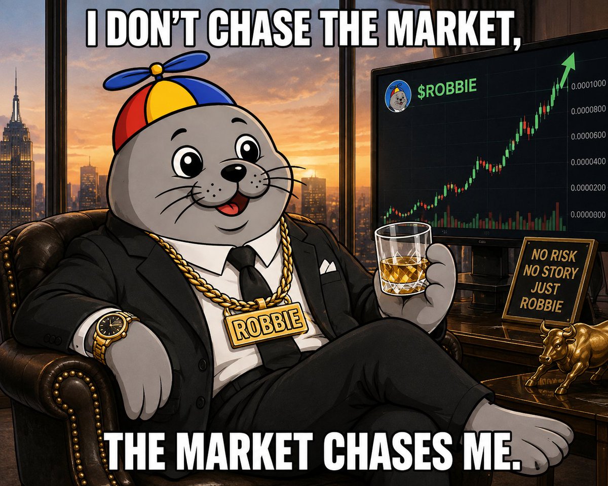 Robbietheseal's tweet photo. $ROBBIE https://t.co/Yg0kUzi7y6
