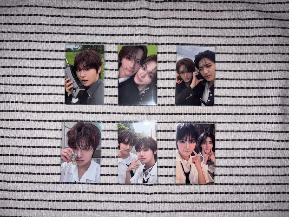 028_ai's tweet photo. AEN A NEW ERA OF NOW トレカ 交換

【譲】 画像
(ジヨン,ボミン,ハルト,ジュンソ,カイラ)

【求】 ギュヒョン(️同種️⭕️)

郵送🉑
お気軽にお声掛けください🙇🏻‍♀️
#AEN #AEN交換 https://t.co/L7HXg7Gnbi
