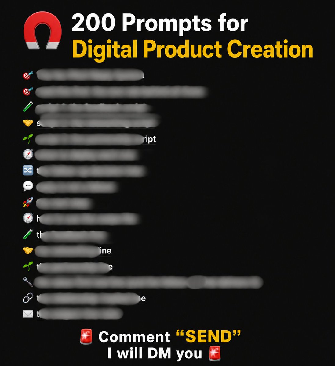 shaheenllc's tweet photo. ChatGPT can triple productivity.

Over time, we’ve collected 200+ Digital product creation ChatGPT prompts to speed up your journey.

We’re giving it away FREE in the next 24 hours.

Follow, Like, Retweet, Comment 'Send'

& We’ll DM it to you, for free.

(Must be following me to DM)