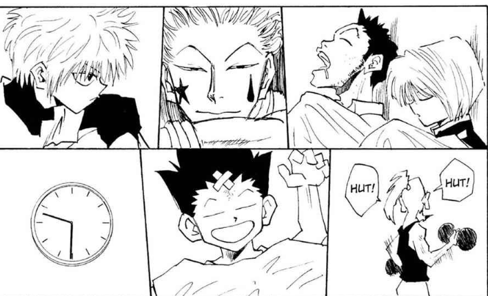 SolerusHD's tweet photo. Y EL NETERO SE PONE CON LAS PESAS XDD

#hxh https://t.co/SJUXHYdFyC