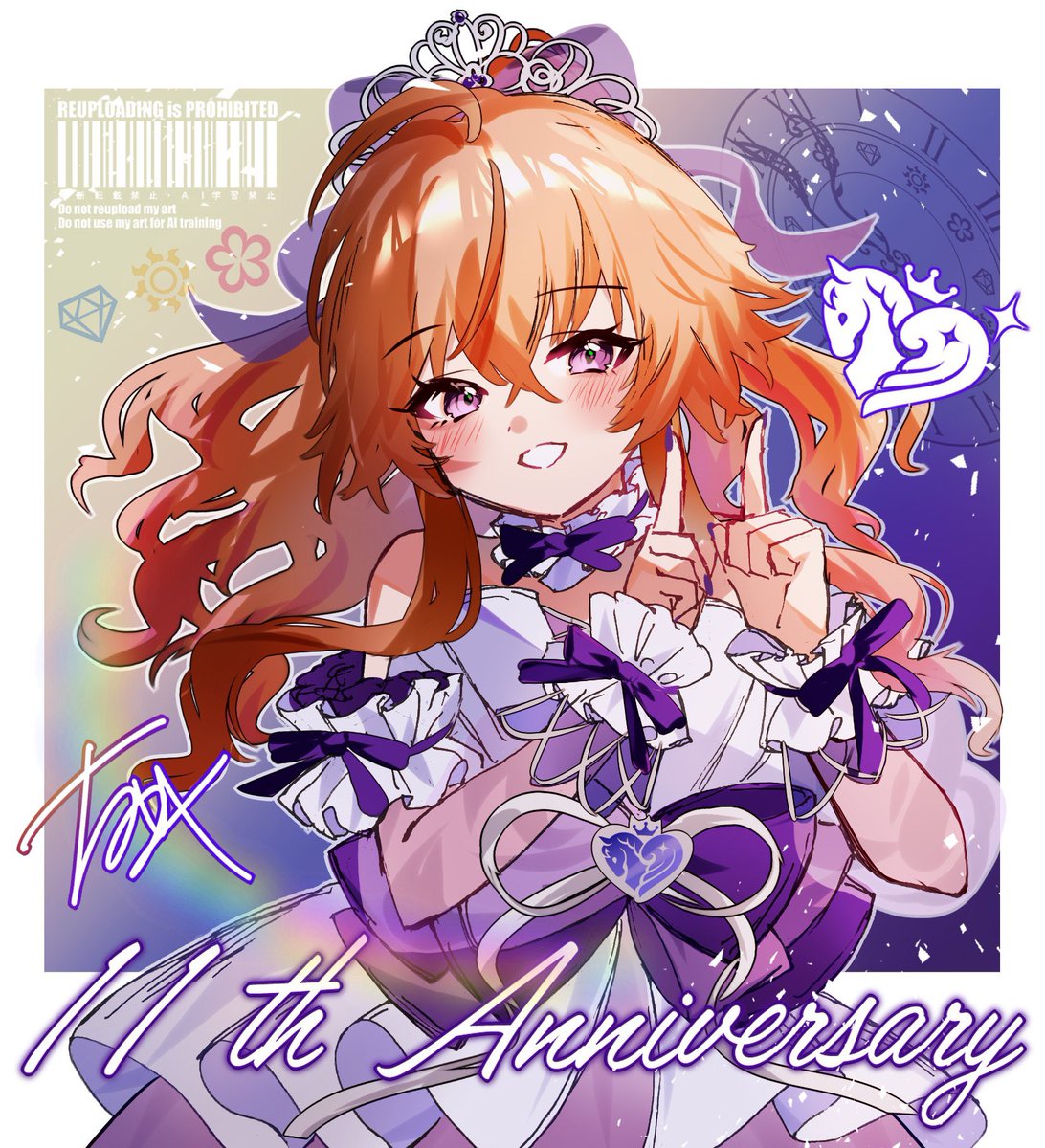 okshutoku's tweet photo. アイドルマスター シンデレラガールズ 
スターライトステージ
￼💛🩷🩵11周年おめでとうございます🩵🩷💛￼
#デレステ11周年
#二宮飛鳥 https://t.co/acZ6dcKu9g