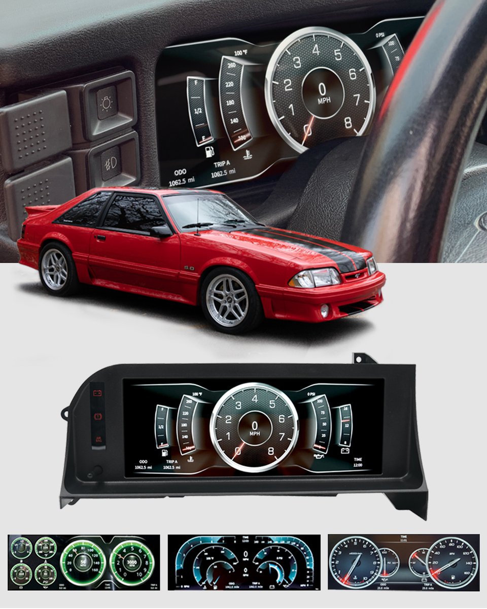 AutoMeter's tweet photo. Upgrade to a digital dash and put modern technology behind a wheel without sacrificing the car’s legendary attitude💪

#foxbody #foxbodymustang #80smuscle #foxbodylife #foxbodynation https://t.co/eYsSrijt72