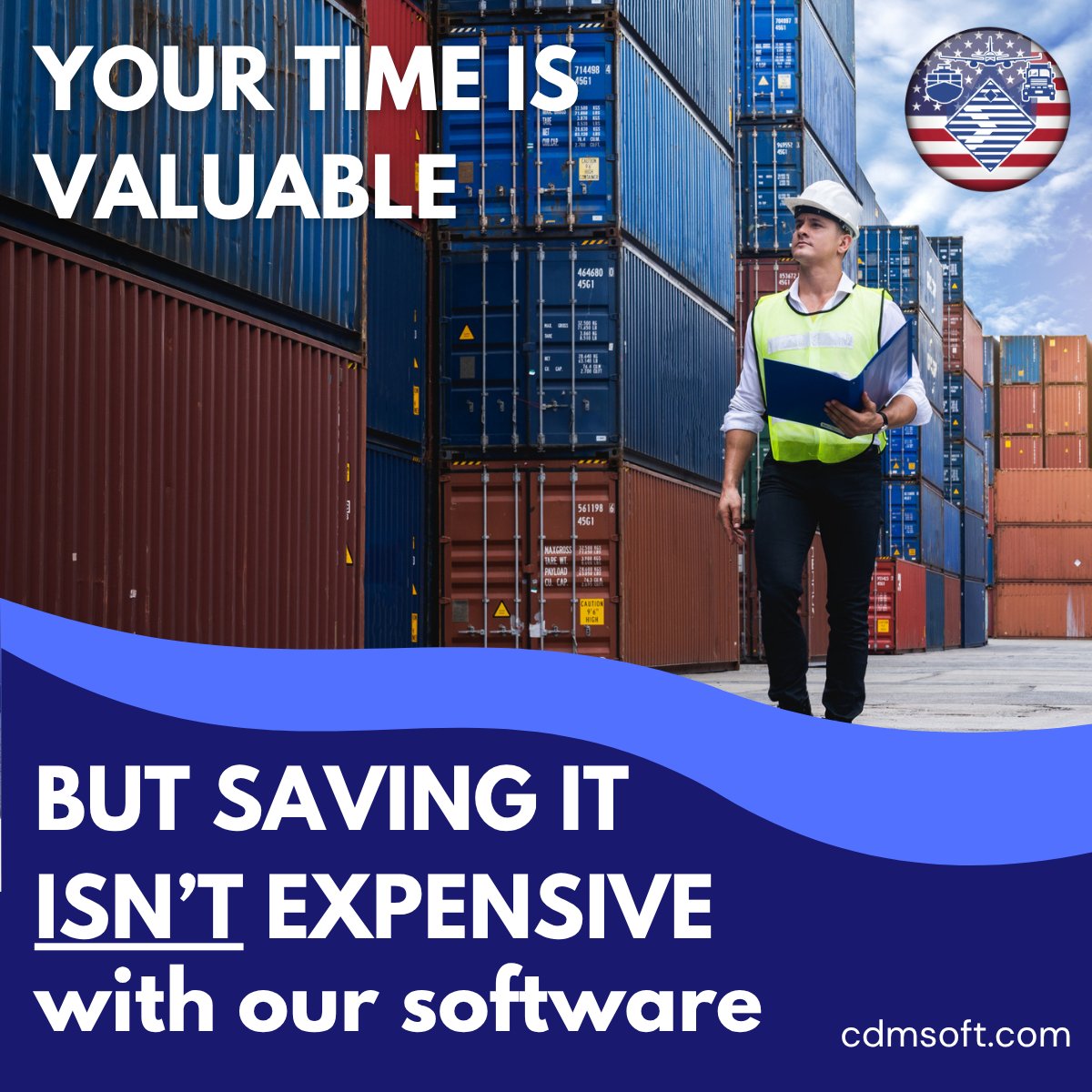 CDMAIM's tweet photo. If you're #freightforwarding, you don't have time to complete documentation requirements, file customs entries, and provide shipment status to customers for every single shipment. With CDM Web Freight® it doesn't cost a fortune to save you time.

#logistics #transport https://t.co/7jFS5vkGYR