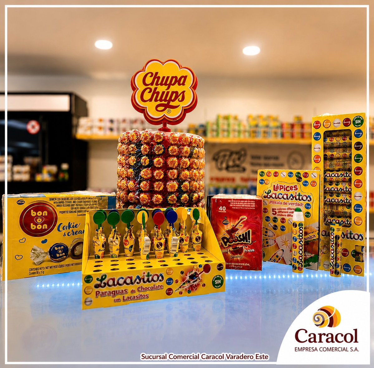 CaracolVaradero's tweet photo. 🍭🍫 ¡Dulces momentos para los más pequeños de casa! Descubre nuestra variada oferta de caramelos y chocolates en Mercado Plaza América. ¡Colores, sabores y mucha diversión en cada bocado! 😋✨
#CaracolVaradero #MercadoPlazaAmérica #DulcesTentaciones #Caramelos #Chocolates https://t.co/NH15di5xlL