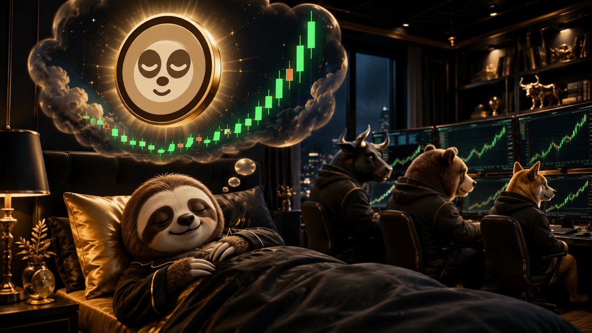 SlothToke's tweet photo. Everyone else is checking charts.
SLOTH is checking the pillow. 😴

See you in the morning.

#SLOTH #MemeCoin #BNBChain https://t.co/kBxZRlk56w
