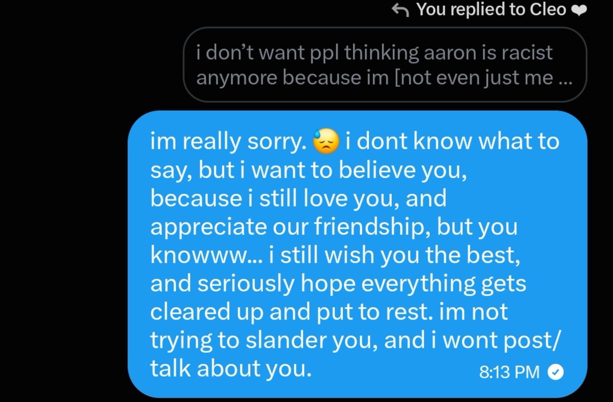 s2e3llie's tweet photo. Florian is trying to say I'm doing this out of malice. I've told him multiple times that I'm not. I've continuously shown him kindness. Before I knew about the pedophilic accusations I was not going to make any of this public. Those accusations are the only reason I did. https://t.co/iH6IrADIeG