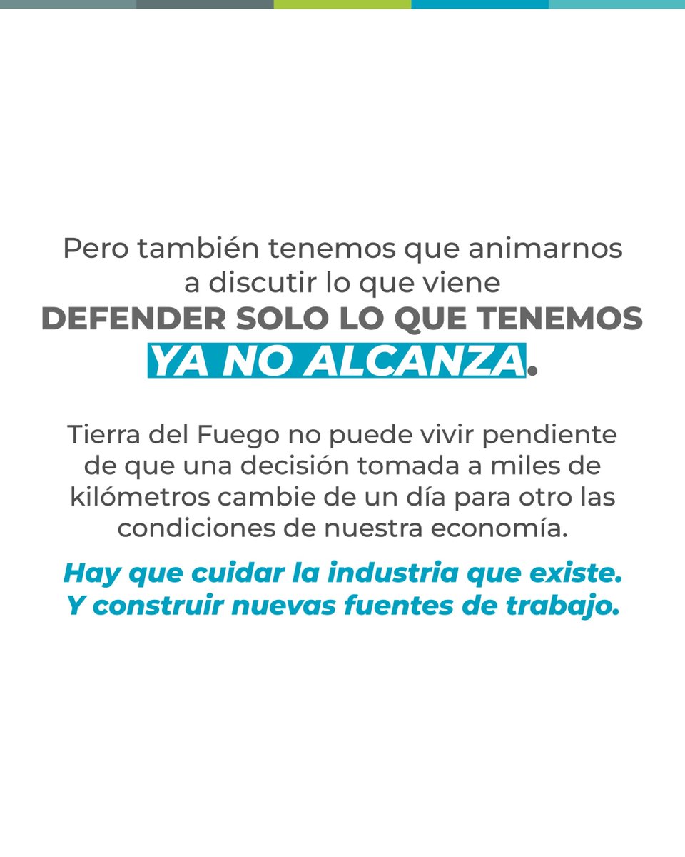MartinPerezTDF's tweet photo. La industria fueguina atraviesa uno de sus momentos más difíciles.

Defenderla es cuidar el trabajo. Pero también tenemos que animarnos a discutir qué provincia queremos construir hacia adelante.

En este Día de la Industria, comparto algunos datos para dar ese debate. https://t.co/CRPRZglYxa