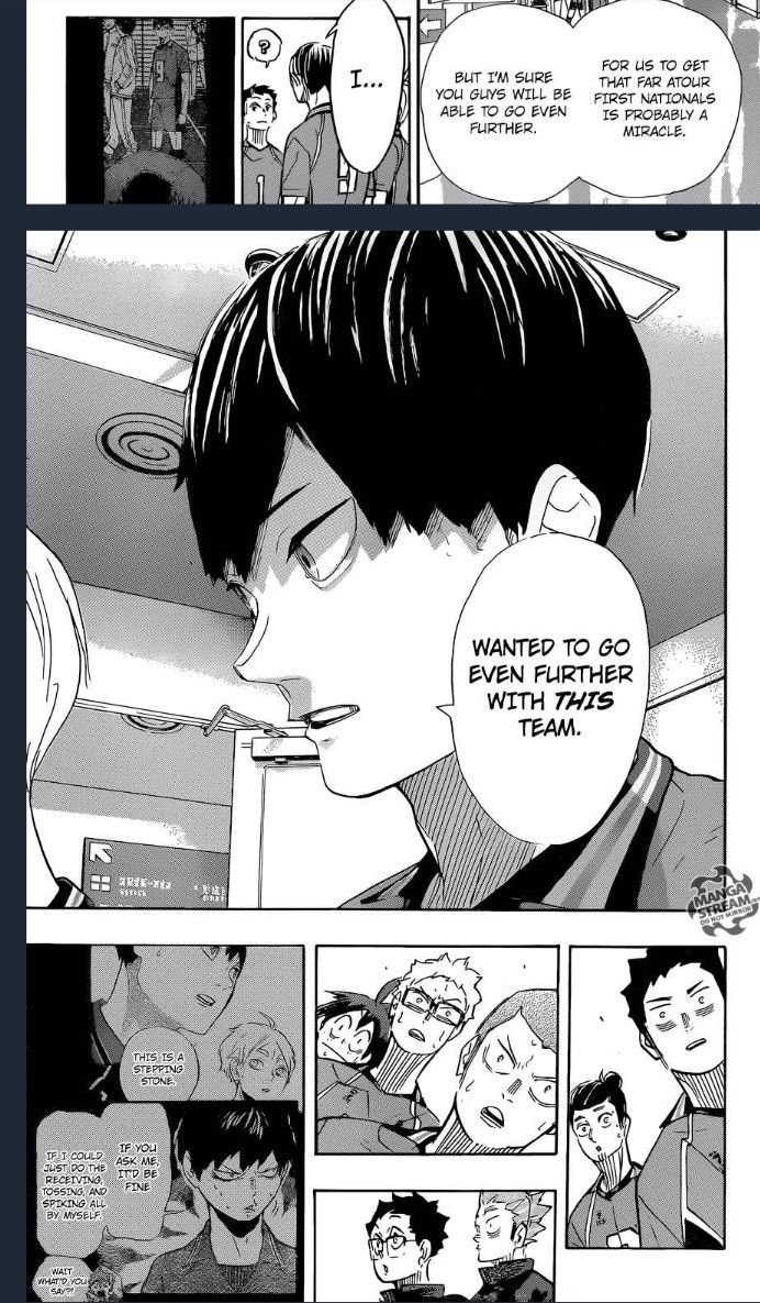 corokeis's tweet photo. kageyama is such an incredible reminder that you dont have to become a different person to become a better one. you could have been cruel, mistaken, selfish, wrong and still have somewhere to go from there. you do not have to destroy yourself to become someone worth becoming https://t.co/OBjWRlYqKR