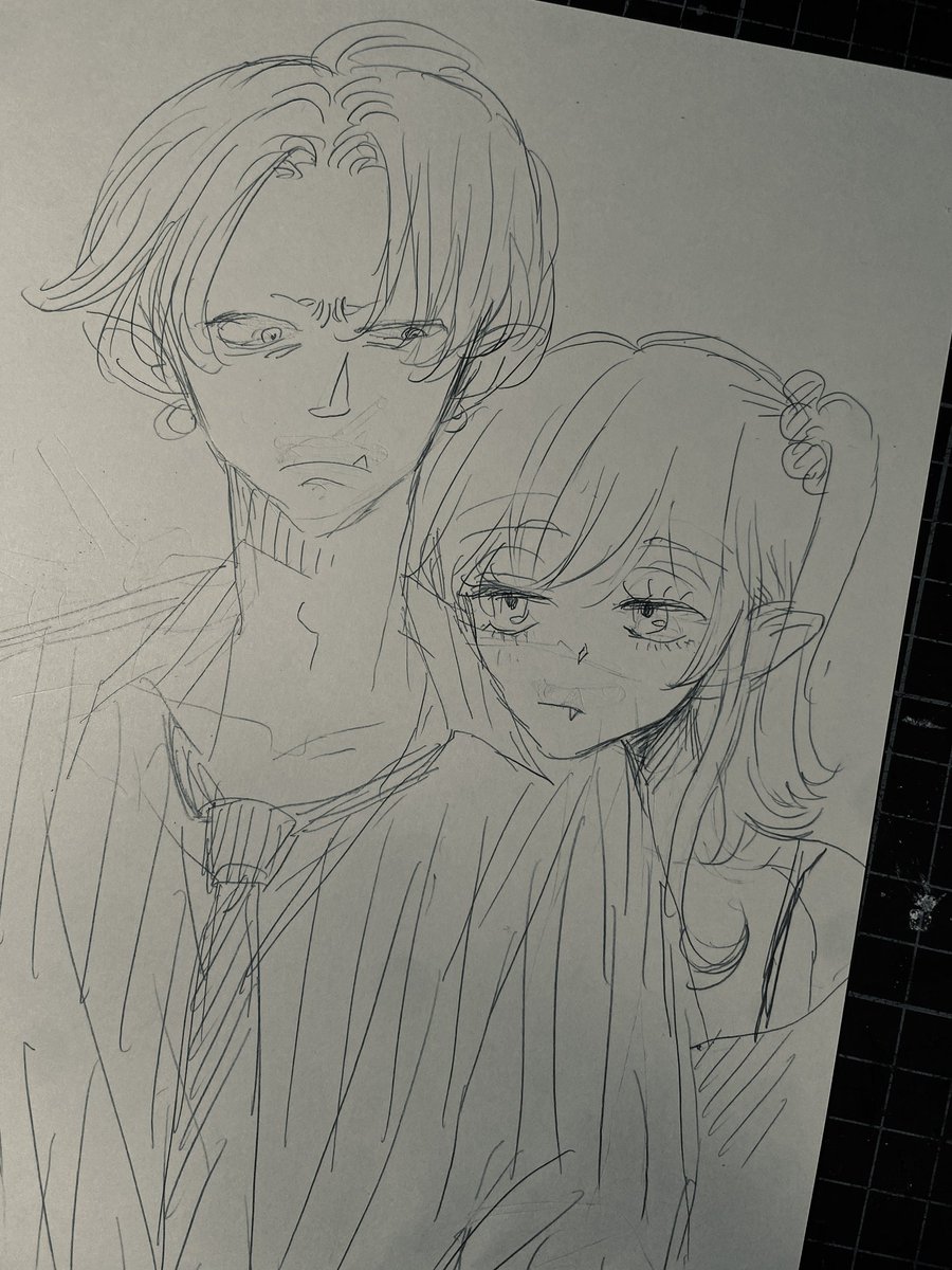 fushigimitsuya's tweet photo. アナログだとこのくらいは描けるんだけども（こっちにタグをつけた方がいい） https://t.co/8tZsuoTHYv