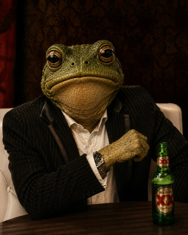 0xKennyap's tweet photo. still got my frog, still feeling good https://t.co/g2pcLzEaay