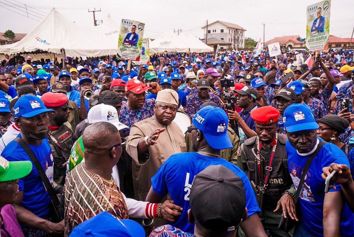 captain_taiwo_'s tweet photo. The PDP Presidential and National Assembly Campaign is witnessing a massive turnout in Ado-Odo/Ota, Ogun West!
The people have spoken with their presence.
The people are ready. PDP is ready. Ogun is ready!
#PDP2027 #Ogun2027 #OgunWest #AdoOdoOta #PDP https://t.co/6SB4XDtUqF