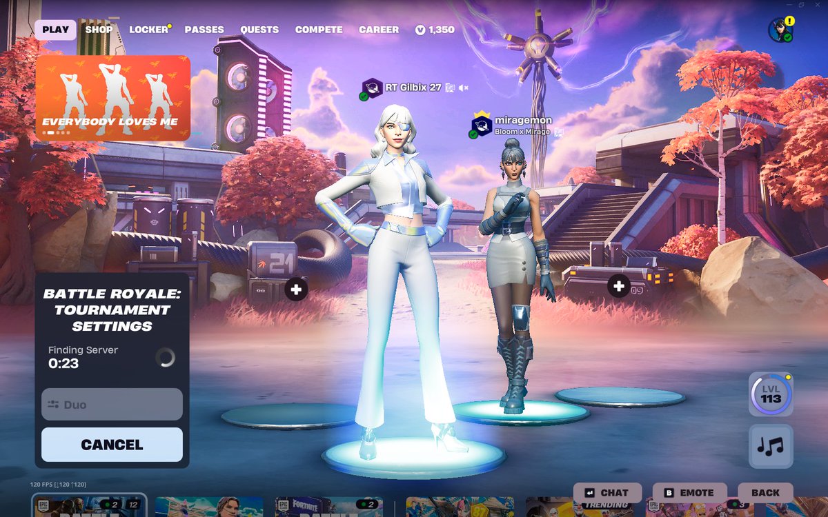 Gilbixfn's tweet photo. Custom grind. Getting better every game. 🩵
@Mirage_fn1 https://t.co/hbLZOXA2Sg