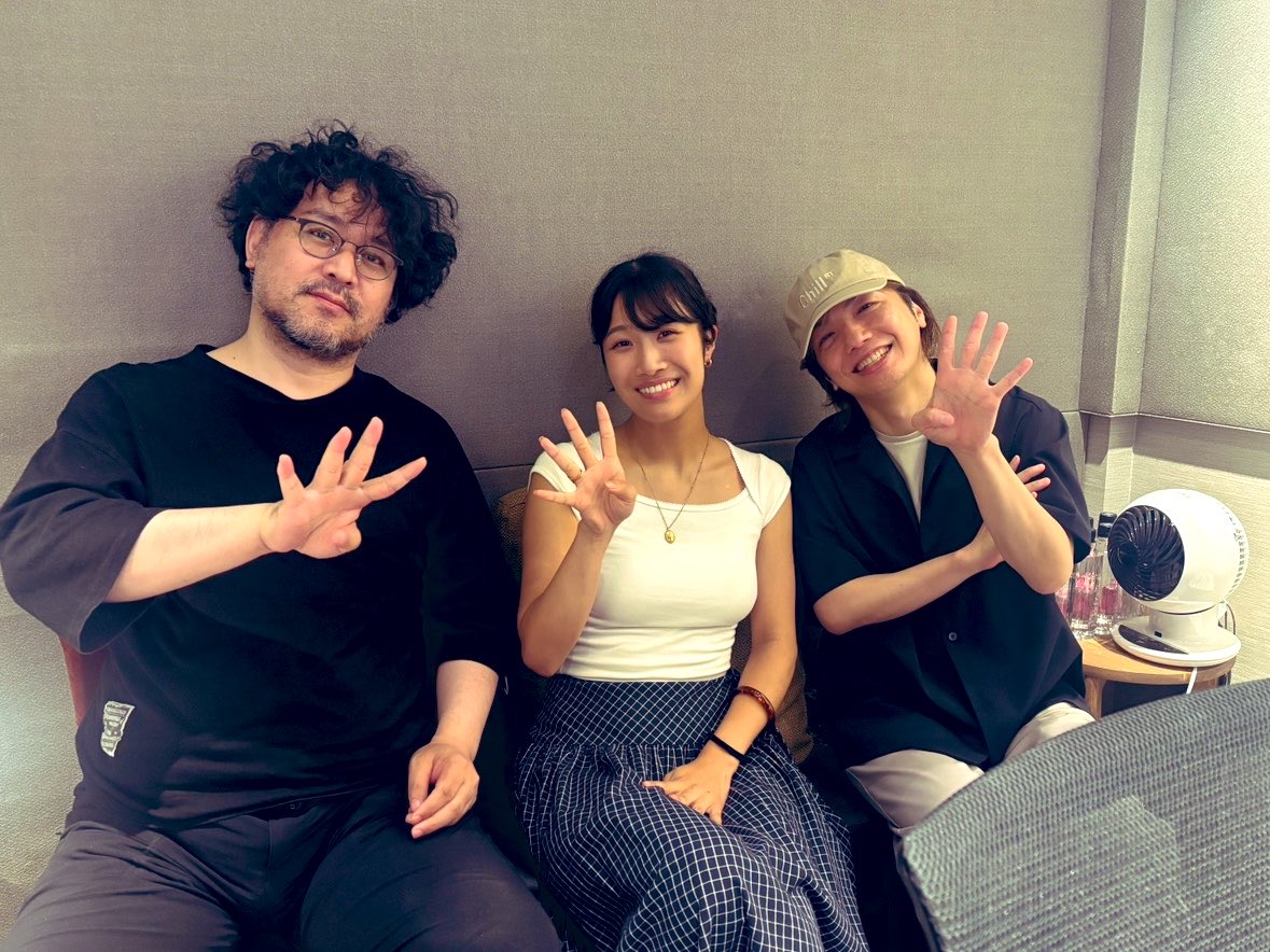 wadasyun's tweet photo. 今日はこのメンツでRecをしてきました！

何の楽曲でしょうか！
何の数字でしょうか3️⃣4️⃣！ https://t.co/vF21WsN0QV