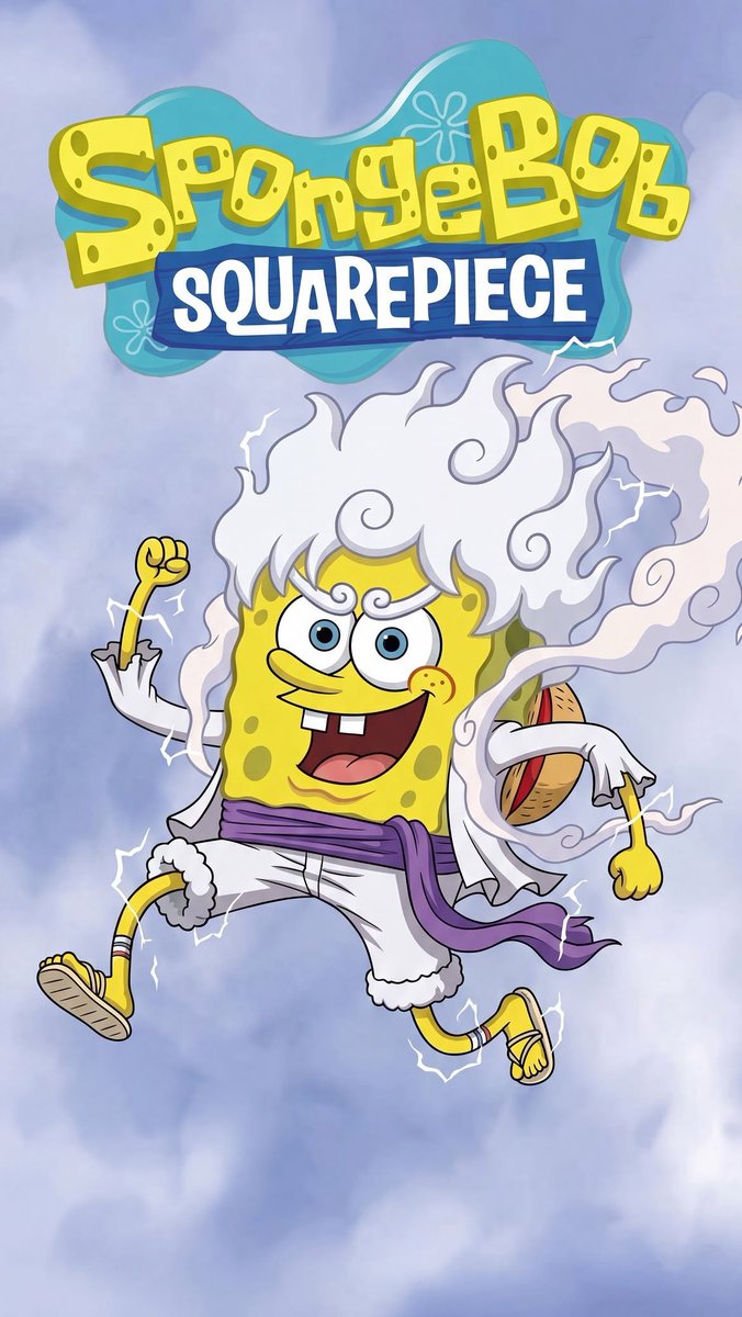 HAKIM0131847361's tweet photo. #ONEPIECE〜 x #spongbob https://t.co/Hcc0YNlBFQ
