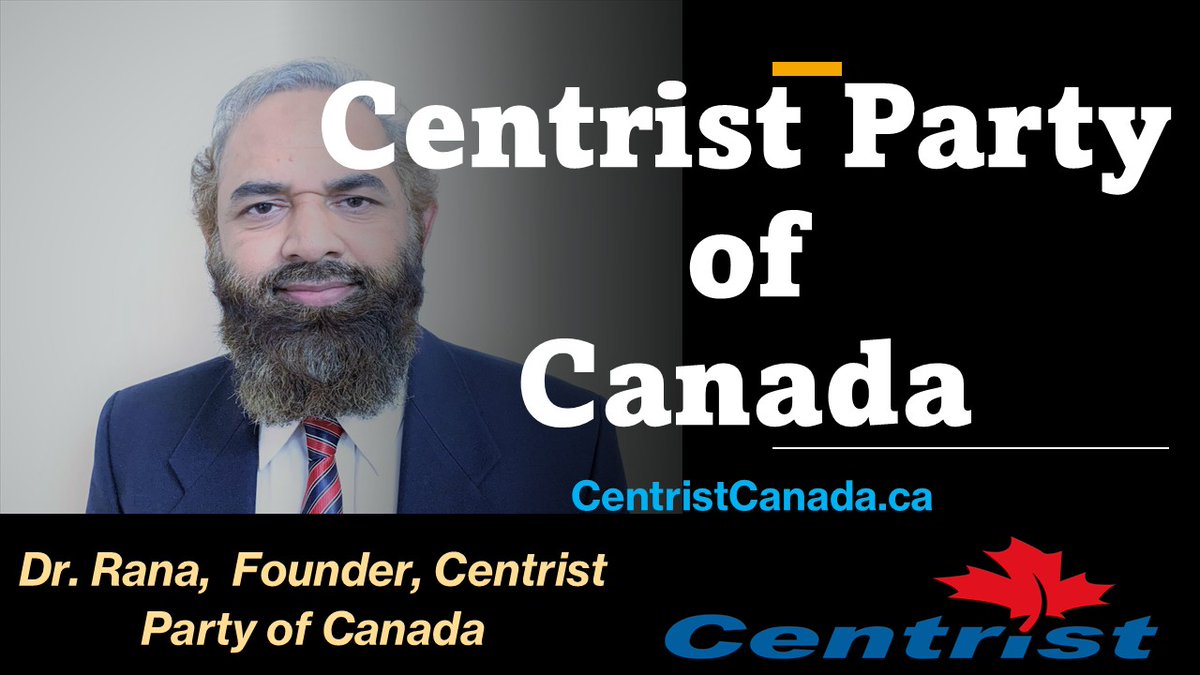 CentristCa's tweet photo. "Mr. Trump will treat #Alberta worse than he is treating Canada if Alberta separates from Canada". -Dr. Rana, Leader, #Centrist Party of Canada
https://t.co/hYQvwjljQ1 https://t.co/wjq6qqj7tC