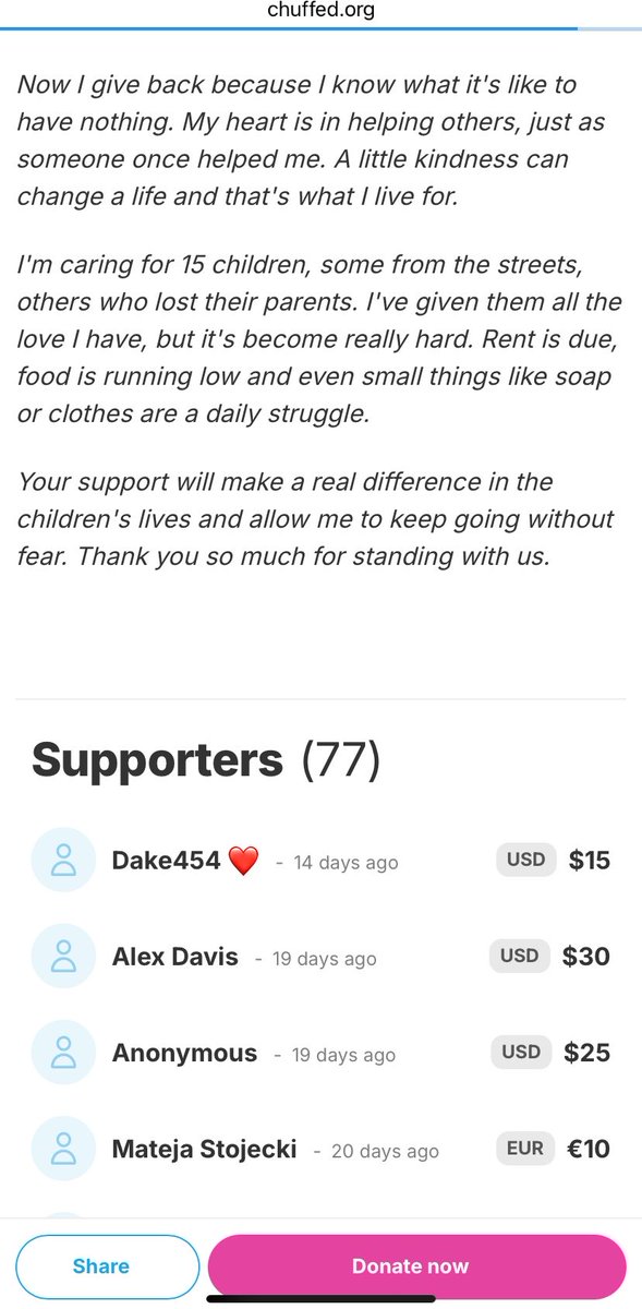 CharitySharom's tweet photo. 14 days. No donation. Still posting every day. I keep showing up, sharing the work I do for the orphans, hoping that one day the right person will see it and decide to help.
I may not have received support yet, but I won’t stop showing up for these kids 🙏 https://t.co/JqNbzKJbnc https://t.co/YqzLdjHDsg