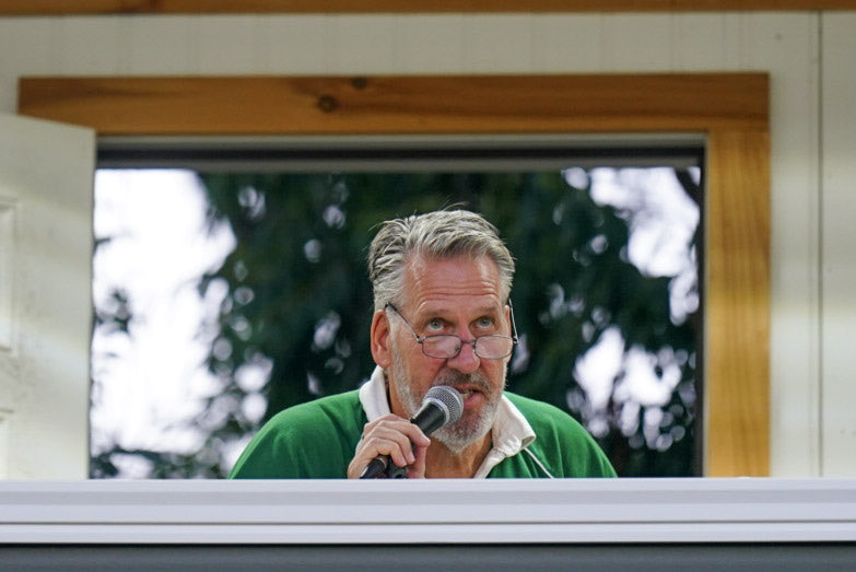 Trinity_HSFB's tweet photo. We would like to recognize and extend a HUGE Thank You to the Voice of The Rocks - Steve Schlager for an incredible decade of service to the Trinity Football program. Steve has been an integral part of the program, taking on the roles of announcer, statistician and sideline crew! https://t.co/QtlZZniQR7