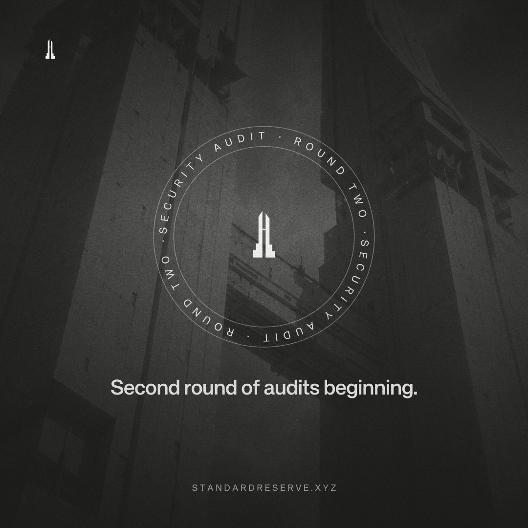 standard_rsv's tweet photo. The Standard Reserve is coming.

We’re about to enter our second round of audits as we move closer to launch.

Thank you to @UniswapFND for helping fund our audits and supporting the work required to ship this securely. https://t.co/9TKJeafwrT