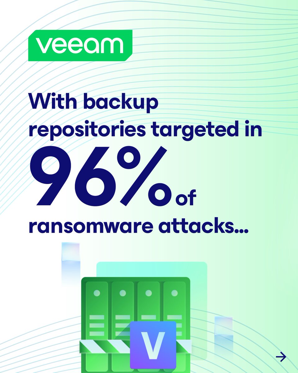 Veeam_UKI's tweet photo. You'll want to hear this. We're announcing Veeam Data Vault Cloud Archive, a new archival-class cloud tier in the VDC Vault family.
Built to free up your premium storage and save costs, and designed to turn passive storage into active defense. 
Learn more: https://t.co/SY0TdkC6wk https://t.co/4NV2vSJjhb