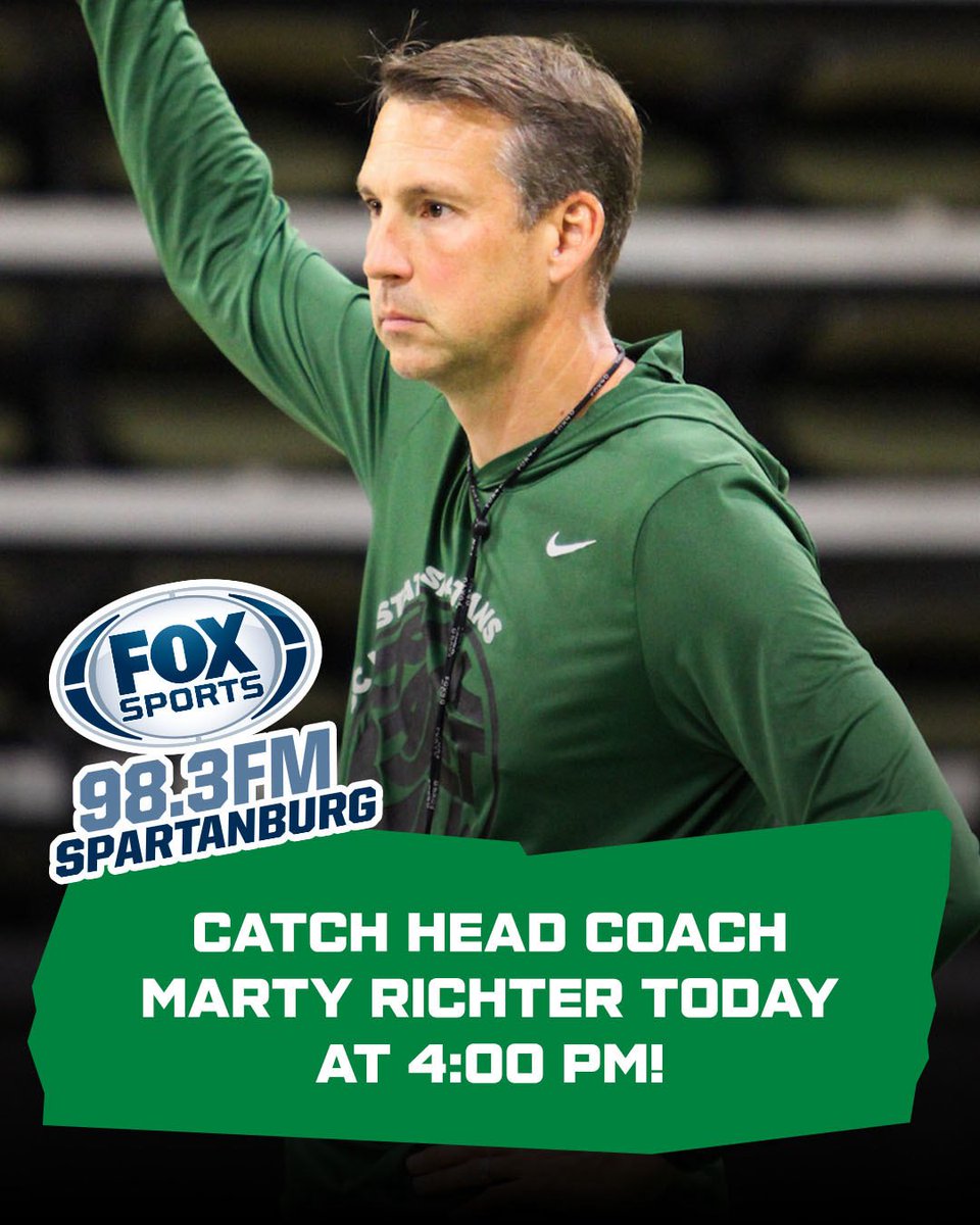 UpstateMBB's tweet photo. Tune in today!

#SpartanArmy⚔️ https://t.co/DDg94If4YE