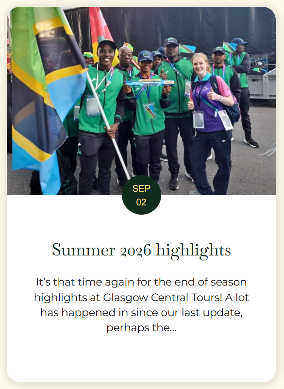 GLCTours's tweet photo. Blog post alert! Looking to read all about the latest news at the tours? Look no further! You can read our new blog post here: https://t.co/PNRLE3O78O https://t.co/PCAa3ZhT5D