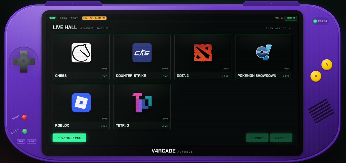 V4RCADE's tweet photo. We’ve been silent because we’ve been working to bring @Uniswap v4 hooks to another level. 

These are not just games on a screen, it's the beginning of something you never saw before. 

Offchain hooks. 

Anything that is offchain and verifiable can be hooked, and we are starting with something you all are really familiar with. 

With our tech we can plug any gameplay inside the market because anything offchain that can be verified can be hookable. 

We stand as a hook provider. 

Bigger playing field.  Not play-to-earn.  Play-to-execute.