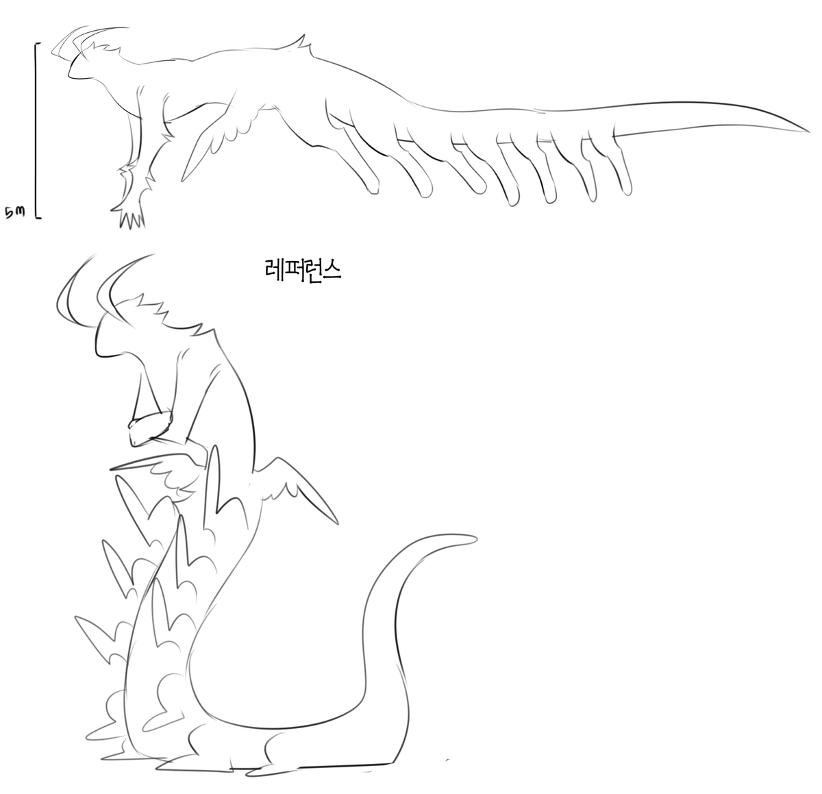 NonhumanandARPG's tweet photo. 레퍼도 그림 https://t.co/bFAhTi27CI