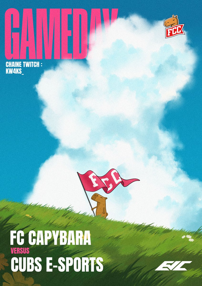 fc_capybara's tweet photo. 🚩 GAMEDAY — EVC SURGE #13
⏲️ 18:00
🟪https://t.co/kLEYHHznvS
#FCCWIN #FCCONTOP @EVCtournaments https://t.co/FbsvBy9Yd9