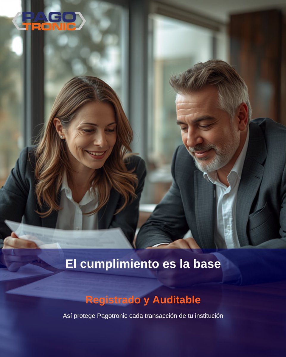 pagotronic1's tweet photo. En un sector cada vez más regulado, mover dinero sin cumplimiento auditable es un riesgo, no una opción. En Pagotronic somos registrados y auditables en cada transacción. Así protegemos tu negocio y a quienes confían en él. #Pagotronic #Fintech #Compliance https://t.co/BMBMIHVCQR