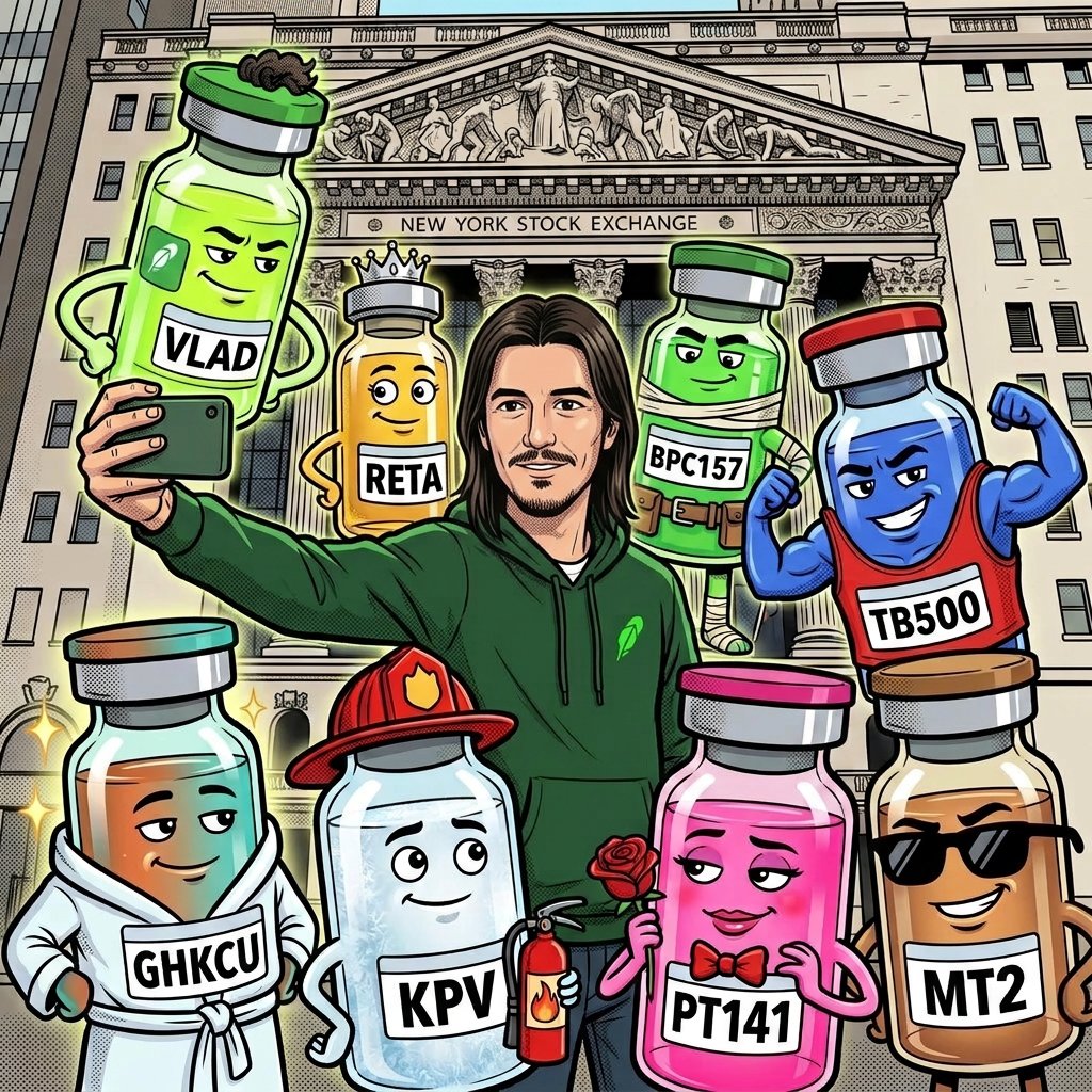 PeptidesRH's tweet photo. Hey @vladtenev, what kind of peptides do you like? https://t.co/6lYh5lA7mH