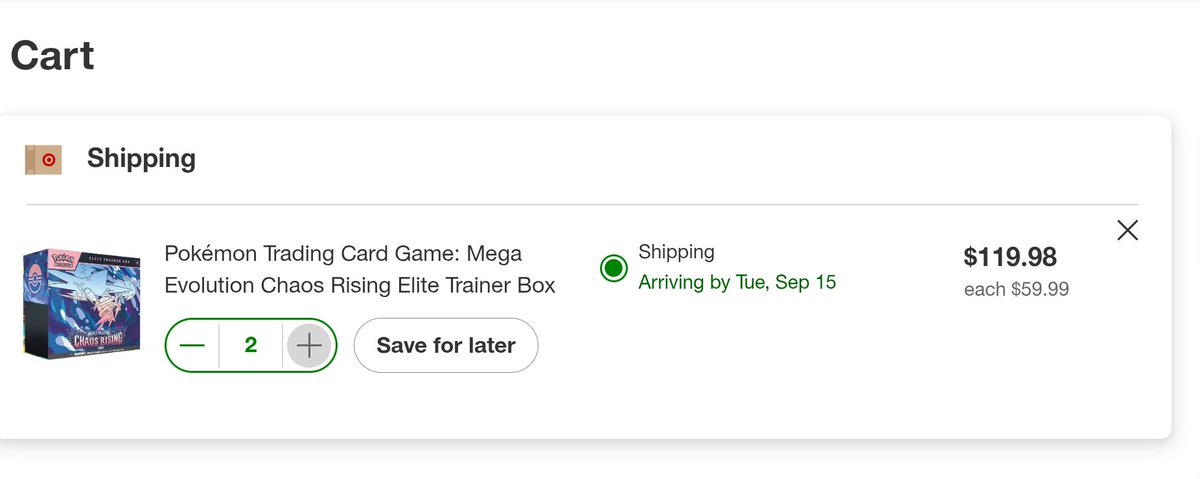 Kramaramb's tweet photo. 🚨 the pokemon market just revealed something significant, if you're paying attention! 

chaos rising etb's have been sitting on retailer websites for multiple hours with no queue. this is a strong market signal of multiple things:

A) far too many quick flippers have been in this space, so once an unflippable set is available at retail, they leave it on shelves.

B) a lot of Real Collectors™ do, in fact, care about secondary market value. instead of buying the available sets at retail, they go to gamestop and buy destined rivals and 30th for $100 an ETB, after complaining for the past year about gamestops prices.

C) the hobby is severely underestimating a generational opportunity to pick up the strongest mainline set of 2026, **buyable at retail pricing**, without waiting in queues or fighting scalpers. All because the sealed product is unflippable and unscalpable.